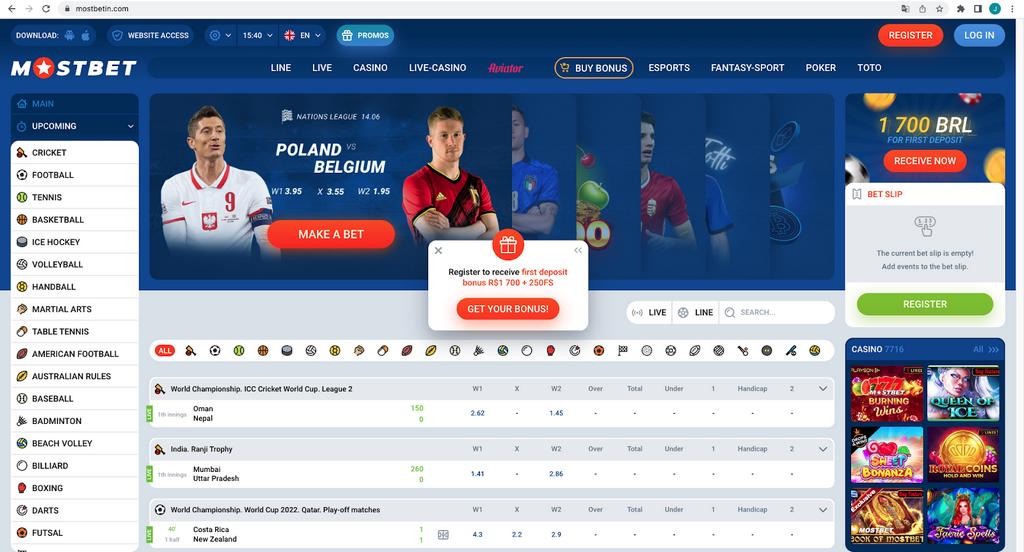 Mostbet Mükafatları və Promosları